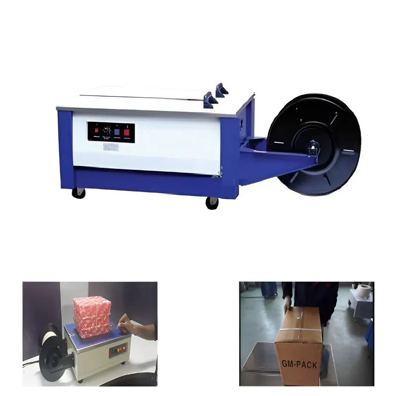 60x30 mm Semi Automatic Strapping Machine Low Table Top
